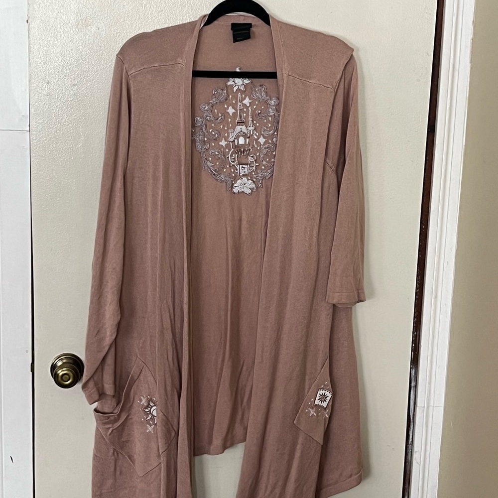 Torrid Disney Princess Tangled Blush Pink Sweater